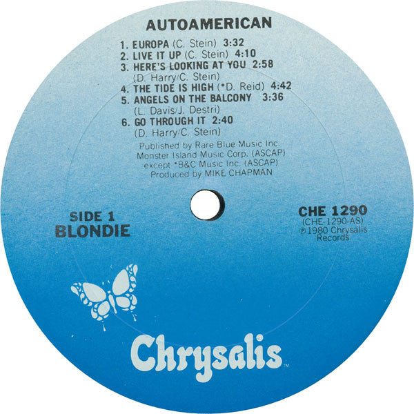 Blondie : Autoamerican (LP, Album, Pit)