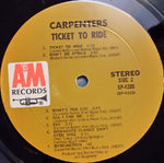 Carpenters : Ticket To Ride (LP, Album, RE, Mon)