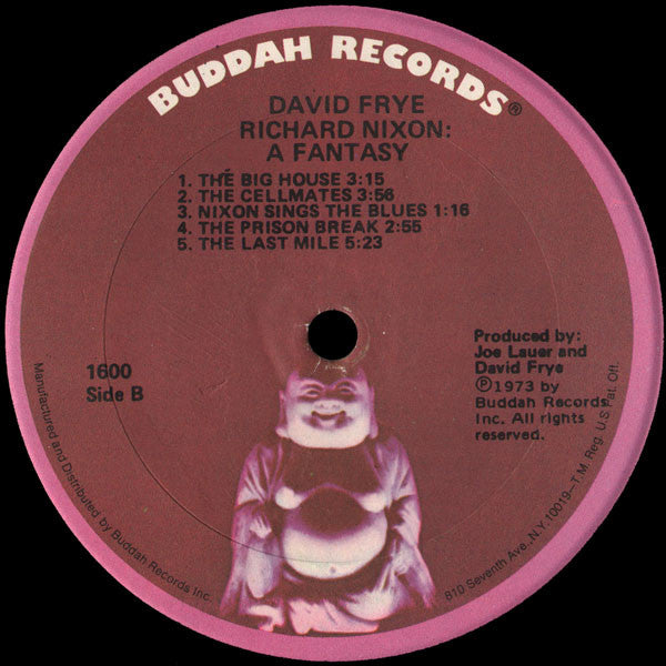 David Frye : Richard Nixon: A Fantasy (LP, Album, Son)
