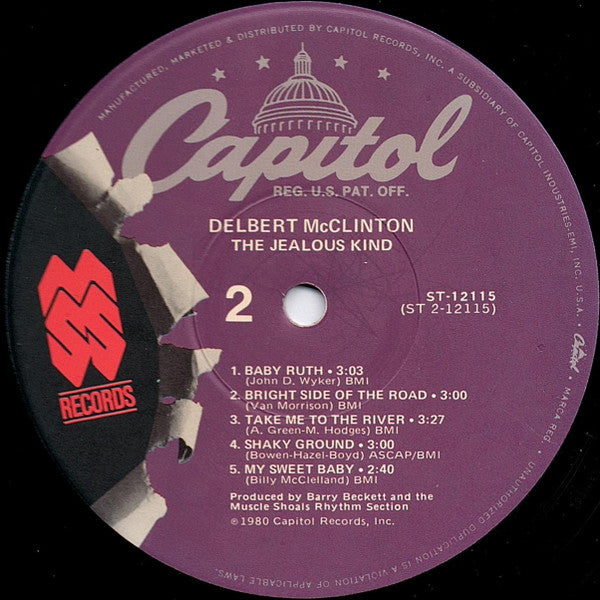 Delbert McClinton : The Jealous Kind (LP, Album, Jac)