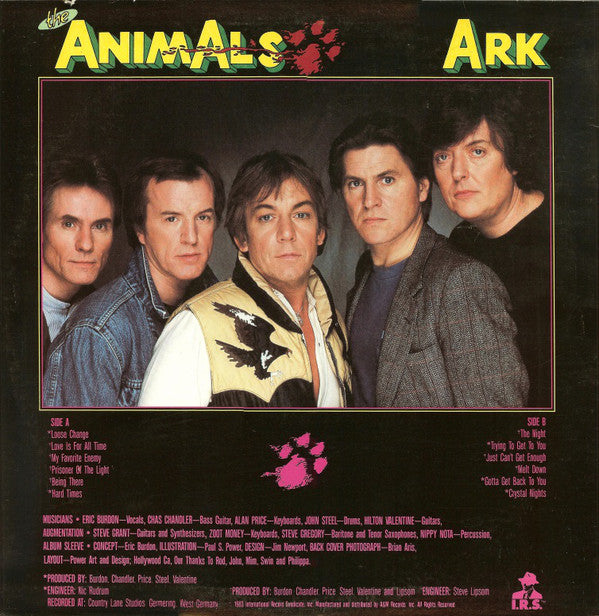 The Animals : Ark (LP, Album, "R")