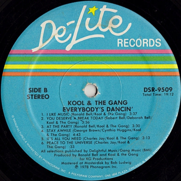 Kool & The Gang : Everybody's Dancin' (LP, Album, SP )