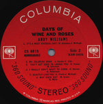 Andy Williams : Days Of Wine And Roses (LP, Album, Hol)