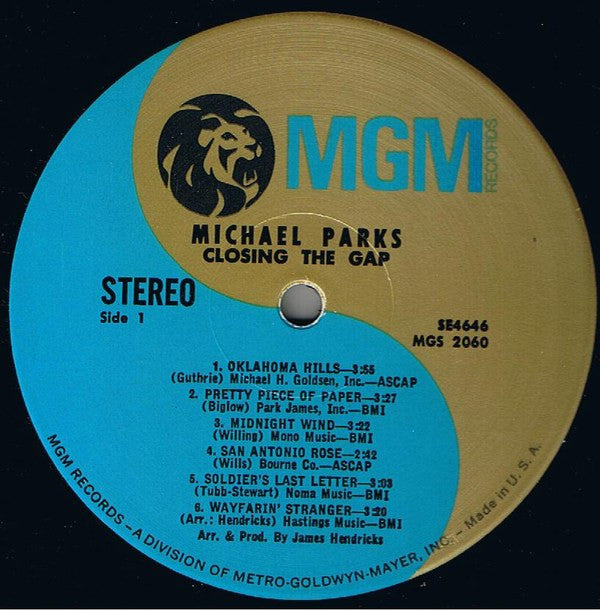 Michael Parks (3) : Closing The Gap (LP, Album, MGM)