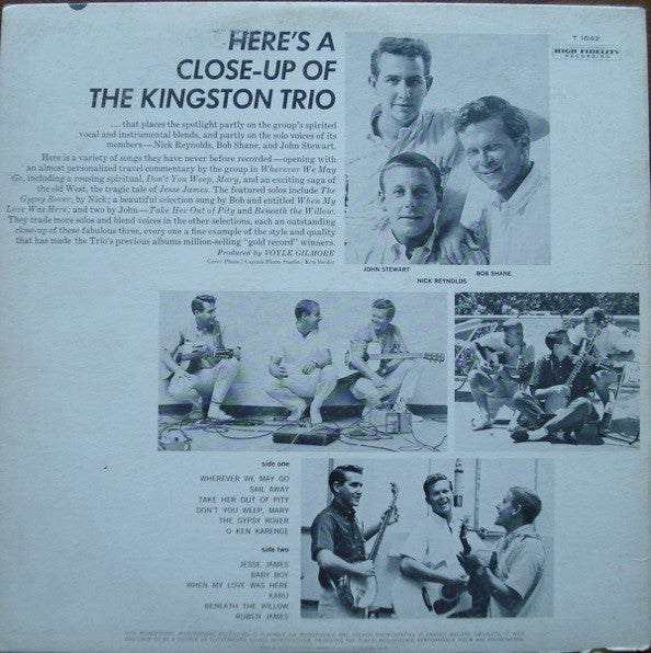Kingston Trio : Close-Up (LP, Album, Mono)