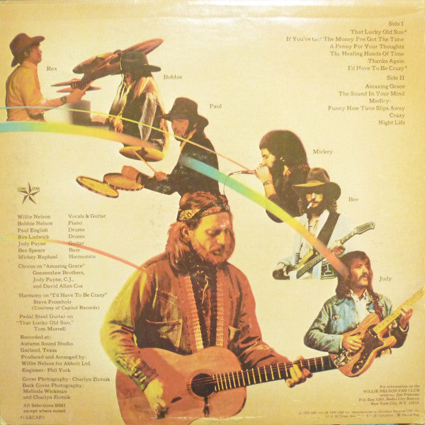 Willie Nelson : The Sound In Your Mind (LP, Album, Ter)