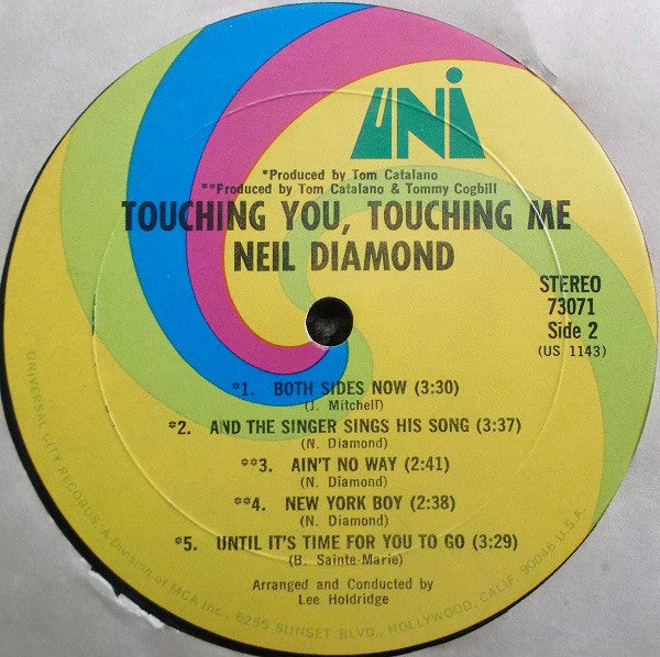 Neil Diamond : Touching You, Touching Me (LP, Album, Mon)