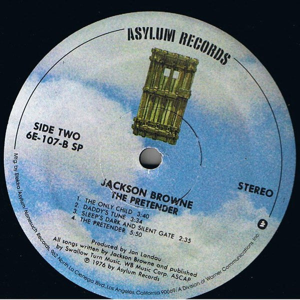 Jackson Browne : The Pretender (LP, Album, RE, SP )