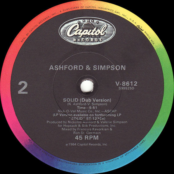 Ashford & Simpson : Solid (12", Single)