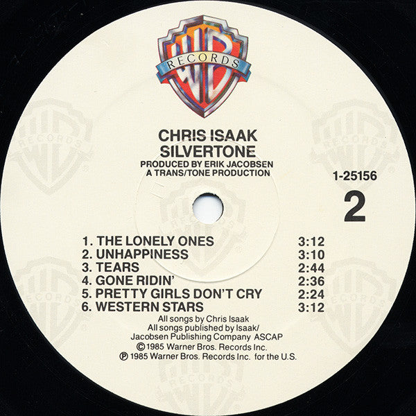 Chris Isaak : Silvertone (LP, Album, ARC)