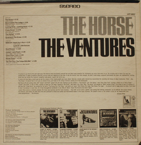 The Ventures : The Horse (LP, Album)
