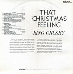 Bing Crosby : That Christmas Feeling (LP, Album, RE, Bla)