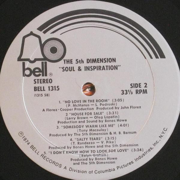 The Fifth Dimension : Soul & Inspiration (LP, Album)