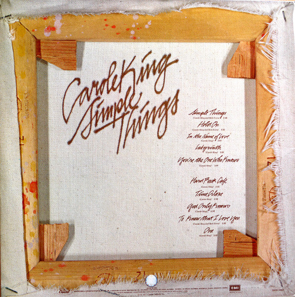 Carole King : Simple Things (LP, Album, Los)