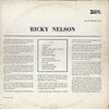 Ricky Nelson (2) : Ricky Nelson (LP, Album, Mono)
