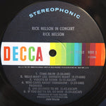 Ricky Nelson (2) : Rick Nelson In Concert (LP, Album, Pin)