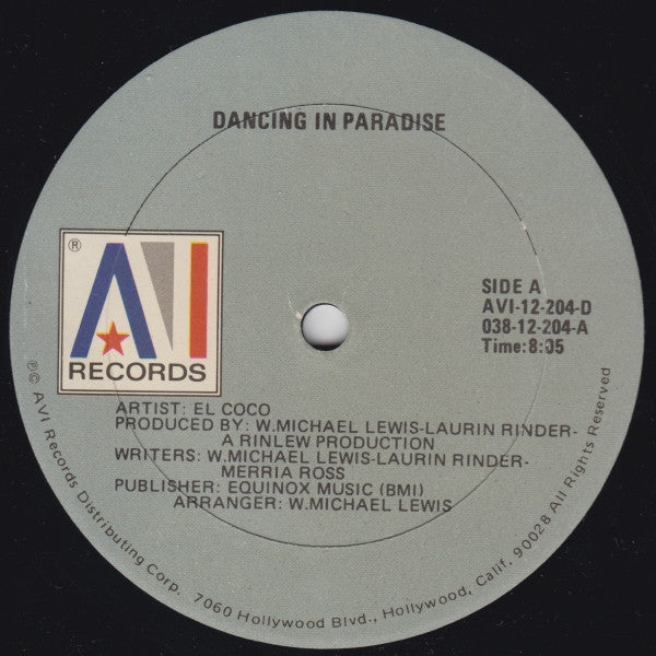 El Coco : Dancing In Paradise (12")