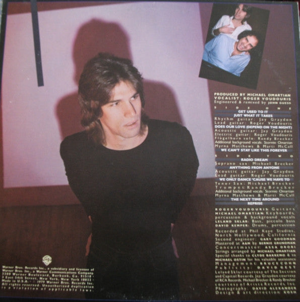 Roger Voudouris : Radio Dream (LP, Album, Los)