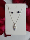 Sterling Silver Necklace and earring set