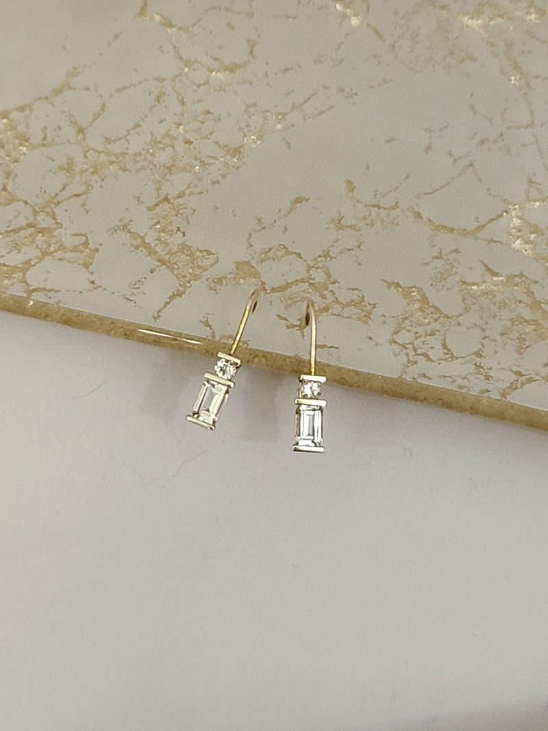 Sterling Silver earrings with CZ