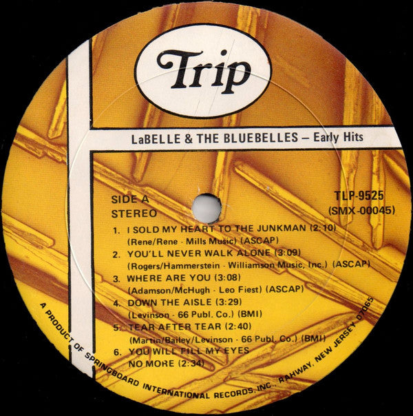 Patti LaBelle And The Bluebells : Early Hits (LP, Comp)