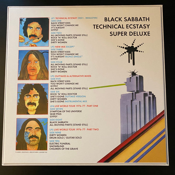Black Sabbath : Technical Ecstasy Super Deluxe (LP, Album, RE, RM + 4xLP)