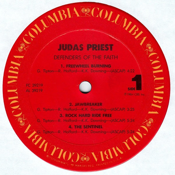 Judas Priest : Defenders Of The Faith (LP, Album, Pit)
