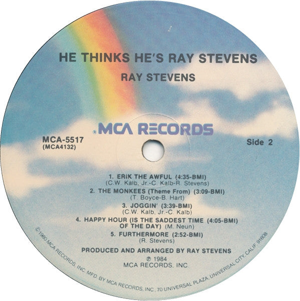 Ray Stevens : He Thinks He's Ray Stevens (LP, Album, Pin)