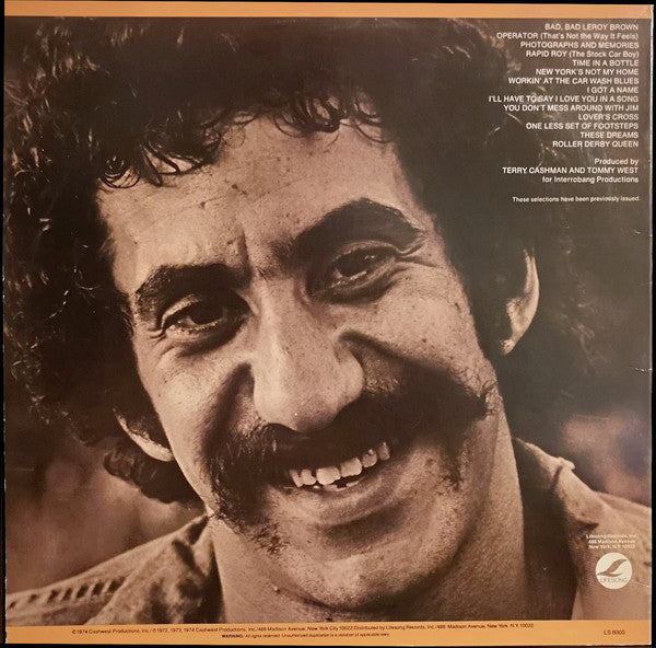 Jim Croce : Photographs And Memories His Greatest Hits (LP, Comp, RE)