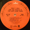 Tom T. Hall : For The People In The Last Hard Town (LP, Album)