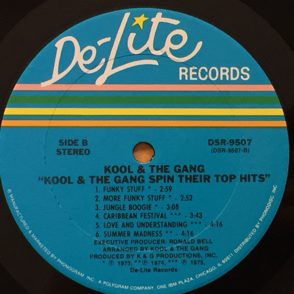Kool & The Gang : Spin Their Top Hits (LP, Comp)
