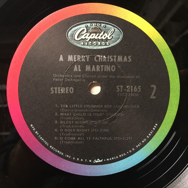 Al Martino : A Merry Christmas (LP, Jac)