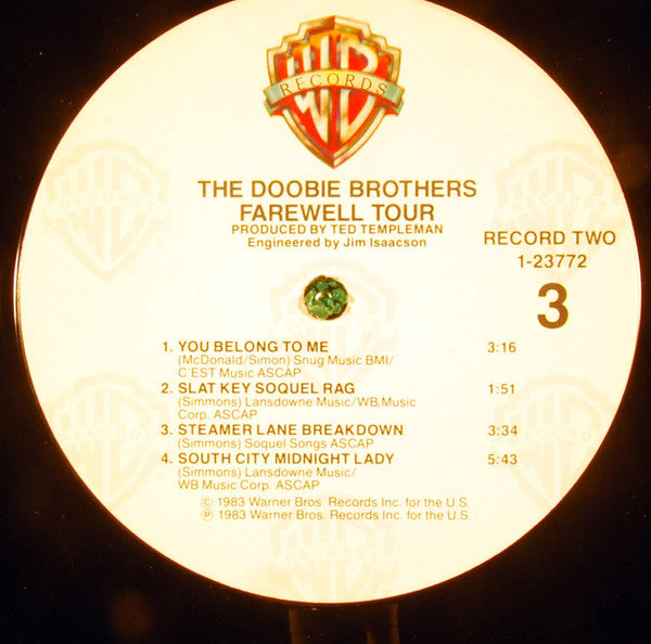 The Doobie Brothers : Farewell Tour (2xLP, Album, Jac)