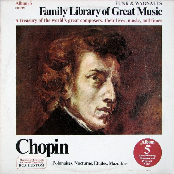 Frédéric Chopin : Polonaises, Nocturne, Etudes, Mazurkas (LP, Album)