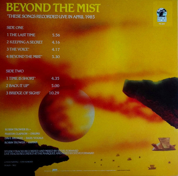 Robin Trower : Beyond The Mist (LP, Album)