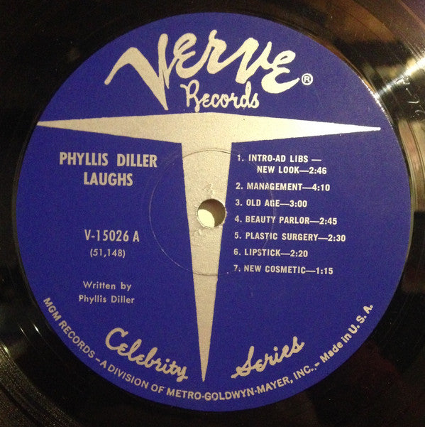 Phyllis Diller : Laughs (LP, Mono, Blu)