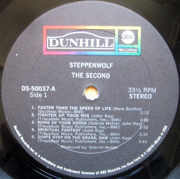 Steppenwolf : The Second (LP, Album)