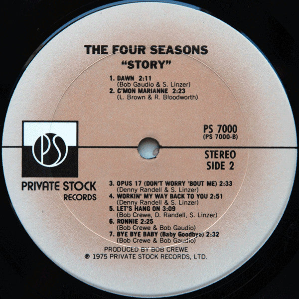The Four Seasons : The Four Seasons Story (2xLP, Comp, Gat)