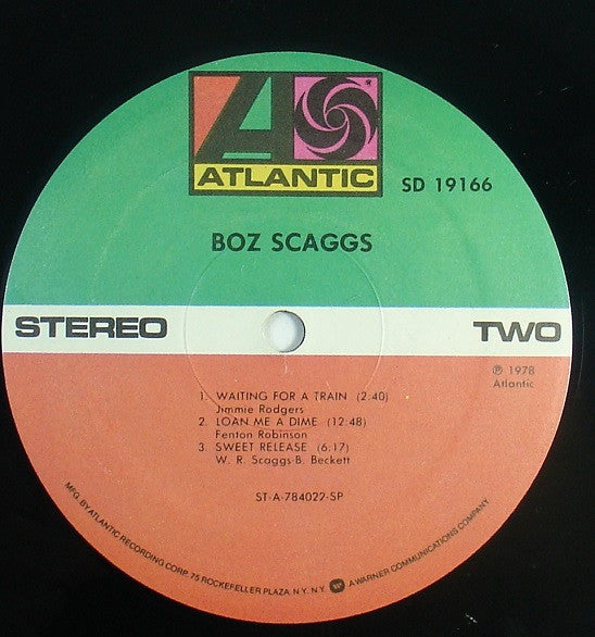Boz Scaggs : Boz Scaggs (LP, Album, RE, Rem)