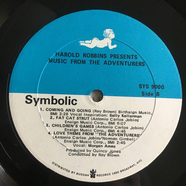 Antonio Carlos Jobim, Ray Brown's Orchestra Arranged By Quincy Jones : Music From "The Adventurers" (LP, Album)