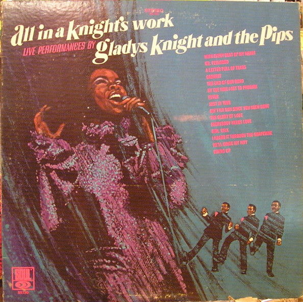 Gladys Knight And The Pips : All In A Knight's Work (LP, Album)