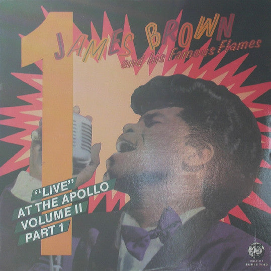 James Brown & The Famous Flames : "Live" At The Apollo Volume II (Part 1) (LP, Album, RE)