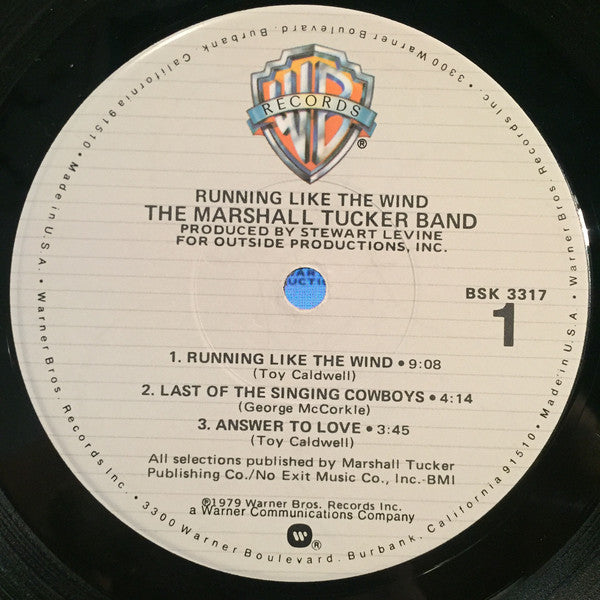 The Marshall Tucker Band : Running Like The Wind (LP, Album)