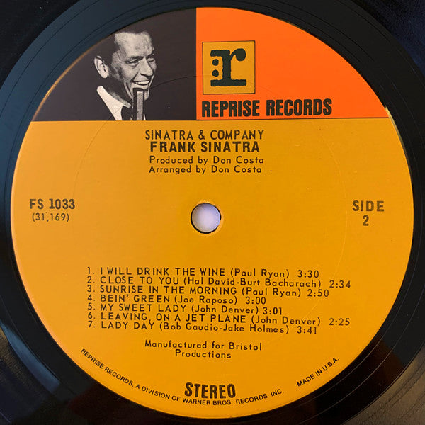 Frank Sinatra : Sinatra & Company (LP, Album, San)