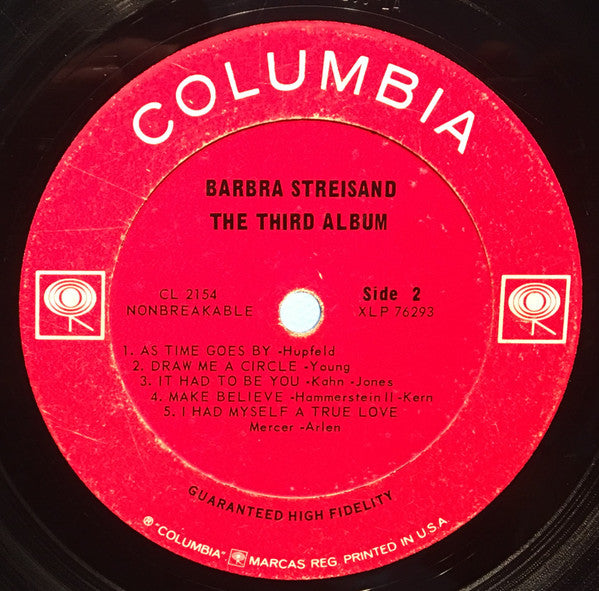 Barbra Streisand : The Third Album (LP, Album, Mono)