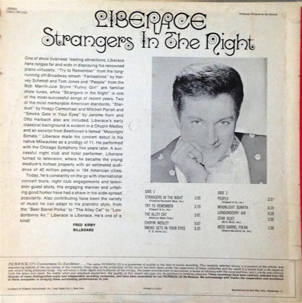 Liberace : Strangers In The Night (LP, Comp)