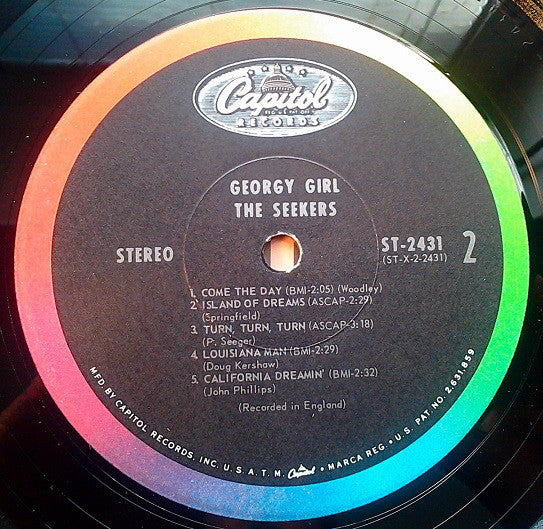 The Seekers : Georgy Girl (LP, Album, Jac)