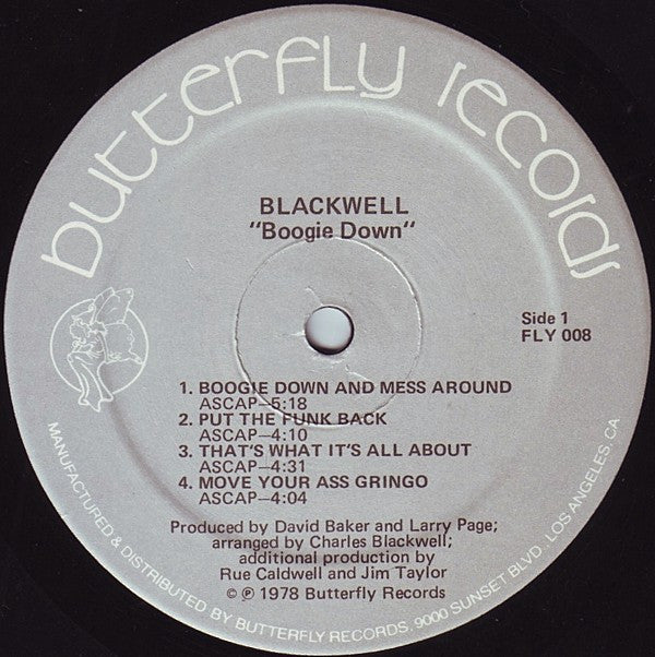 Blackwell : Boogie Down! (LP, Album)