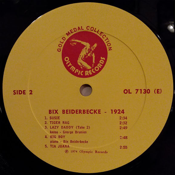 Bix Beiderbecke And The Wolverines : 1924 (LP, Comp)