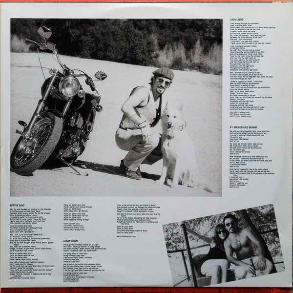 Bruce Springsteen : Lucky Town (LP, Album, Car)